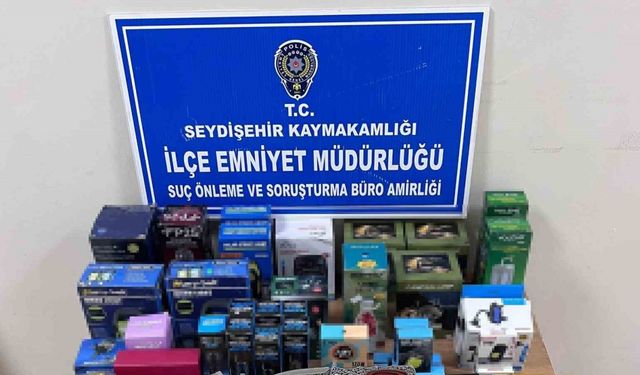 Seydişehir’de 26 adet kesici delici alet ele geçirildi