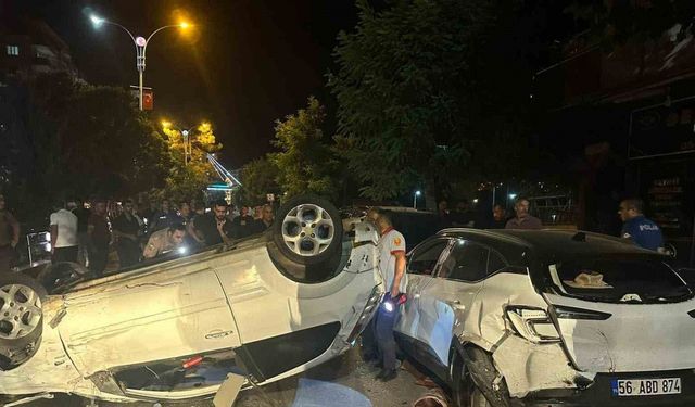 Siirt’te trafik kazası: 1’i ağır 5 yaralı