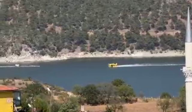 Sındırgı’da orman yangını