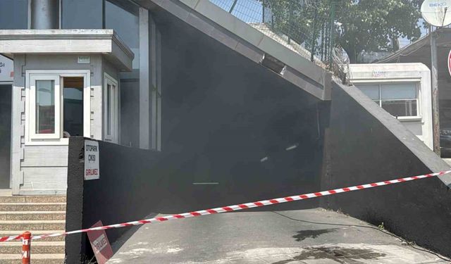 Şişli Kaymakamlığı Tapu Müdürlüğü’nde yangın paniği