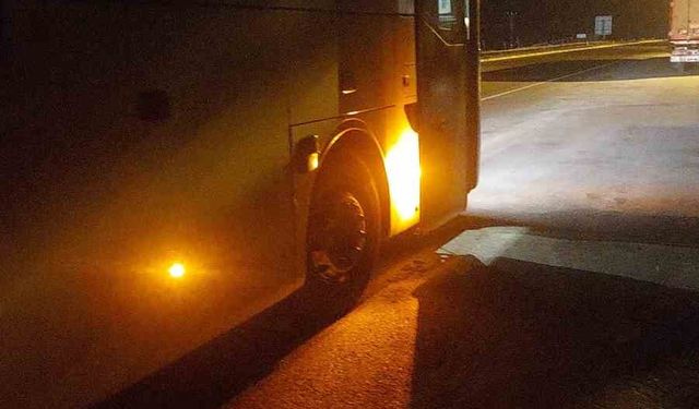 Sivas’ta otoyolda otobüsün çarptığı yaya hayatını kaybetti