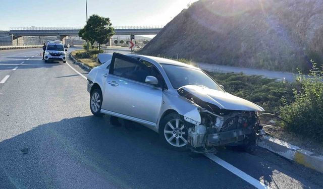 Sivas’ta trafik kazası: 2 kişi yaralandı