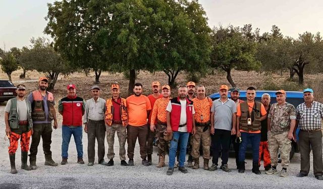 Soma’da yaban domuzu sürek avı başarıyla tamamlandı