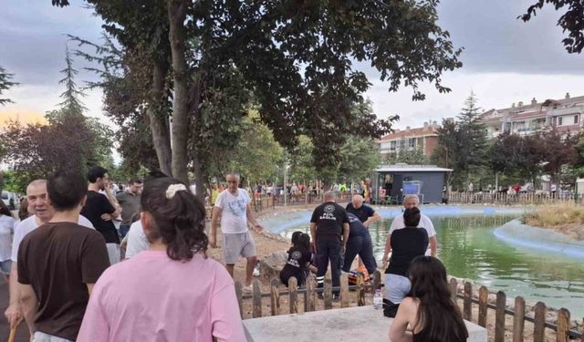 Suni gölette boğulma tehlikesi