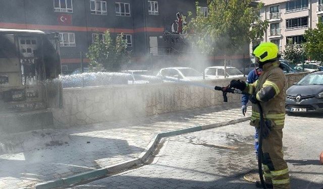 Susurluk’ta trafo yangınına müdahale