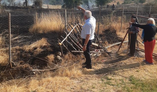 Tunceli’de otluk alanda çıkan yangın ekiplerin müdahalesiyle söndürüldü