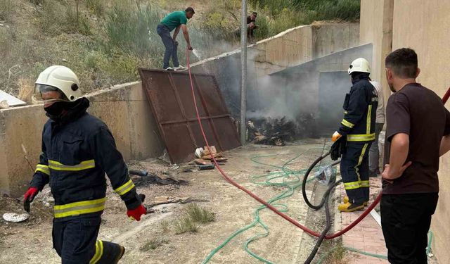 Van Tekstilkent’te yangın paniği