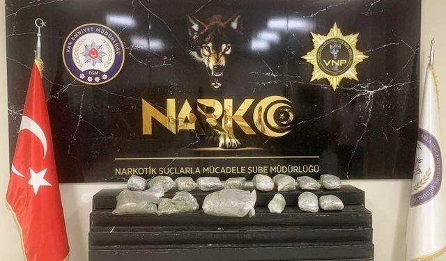 Van’da 10 kilo 120 gram skunk maddesi ele geçirildi