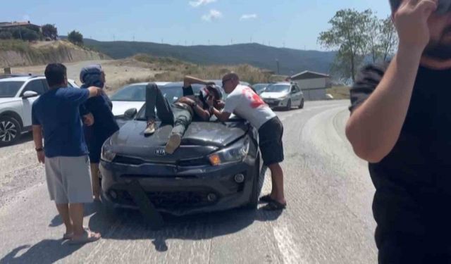 Yalova’da motosikletle otomobil çarpıştı: 1 yaralı