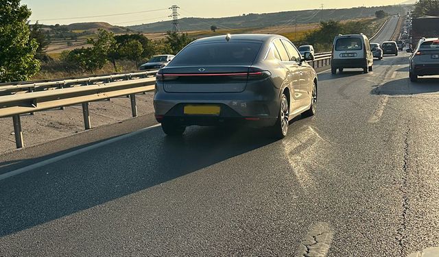 Togg T10F trafikte görüldü: Bursa-İzmir Karayolu’nda...