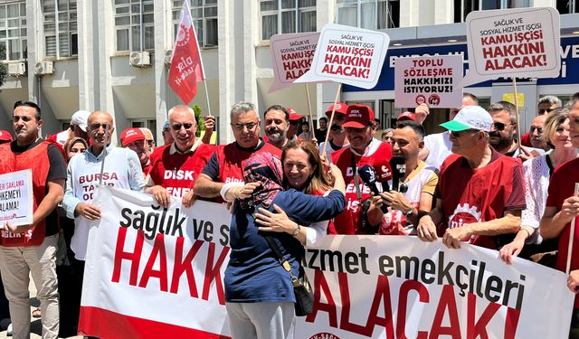Dev Sağlık-İş’ten Ankara yürüyüşü: Sağlık emekçileri Bursa’da ses yükseltti