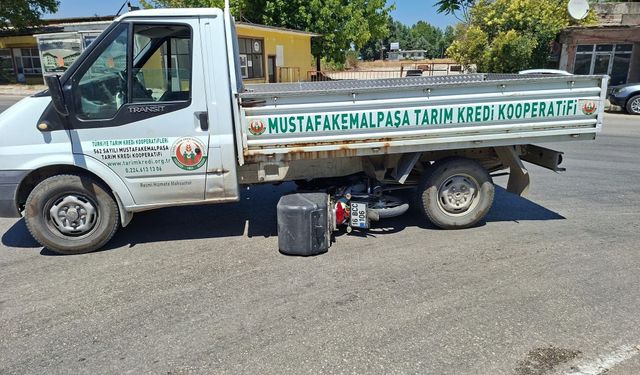 Bursa'da yaşanan kaza faciaya yol açıyordu! Son anda kurtuldu
