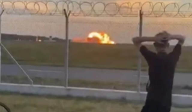 Polonya’da F-16 savaş uçağı yere çakıldı, pilot öldü