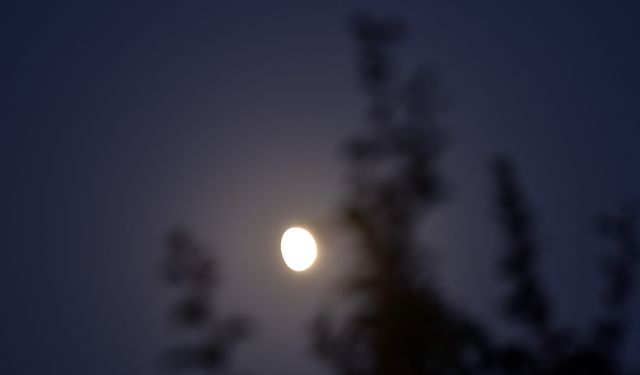 Ahlat semalarında kartpostallık "Şişkin Ay" manzarası