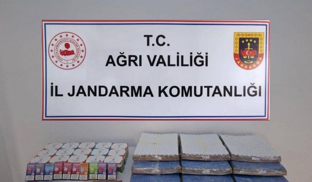 Ağrı’da binlerce kaçak botoks ve vücut geliştirme ilacı ele geçirildi