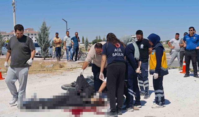 Aksaray’da tır ile motosiklet çarpıştı: 1 ölü