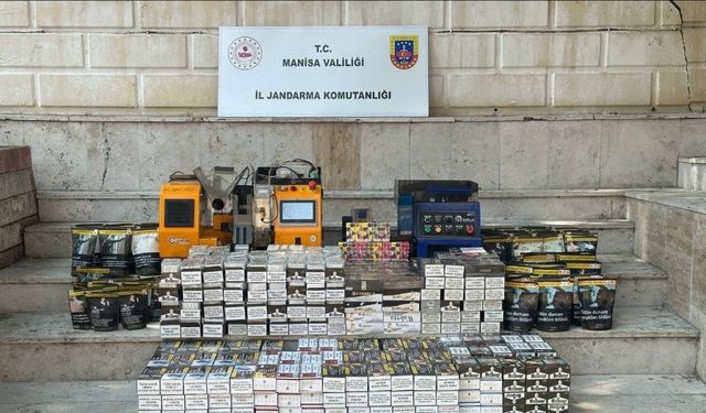 Alaşehir’de kaçak tütün operasyonu