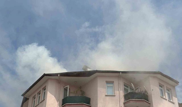 Ankara’da korkutan baca yangını