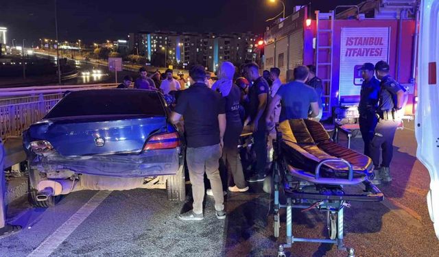 Arnavutköy’de feci kaza: 3 yaralı