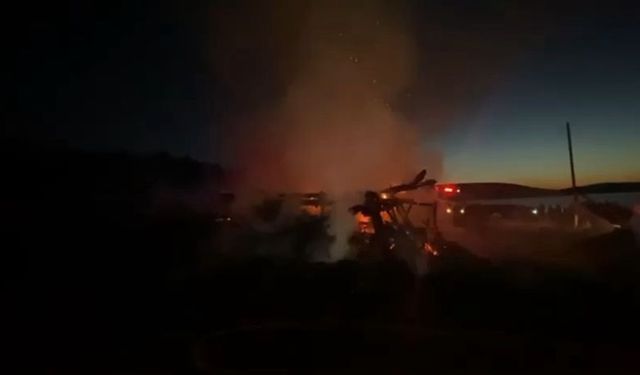 Bolu Valiliği açıkladı, yayla evleri elektrik kaçağından yanmış