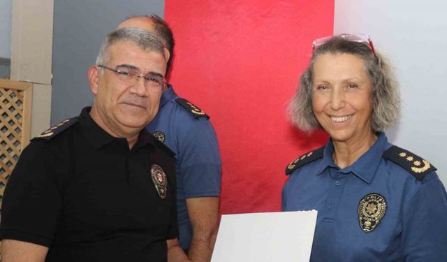 Burdur’da 120 emniyet personeline başarı belgesi verildi