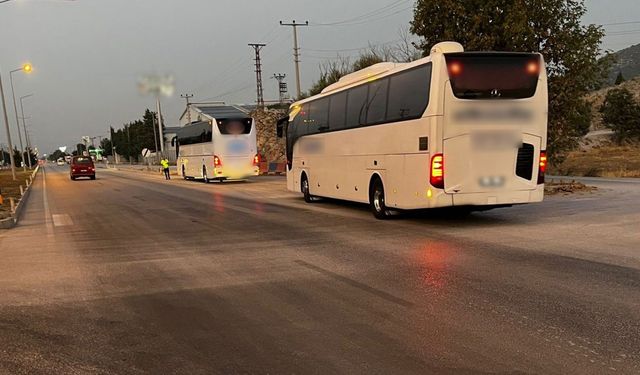 Burdur’da trafik denetiminde 757 araç kontrol edildi