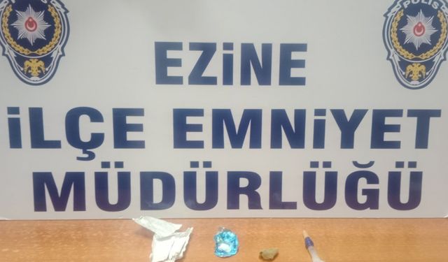 Çanakkale’de uyuşturucu operasyonu: 1 tutuklama
