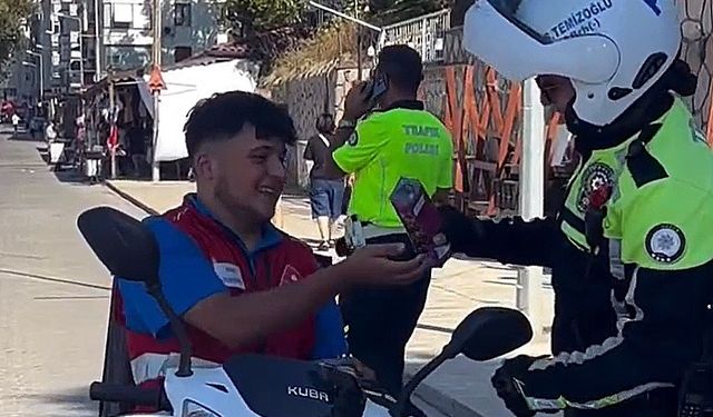 Düzce’de kask takana çerez, takmaya ceza