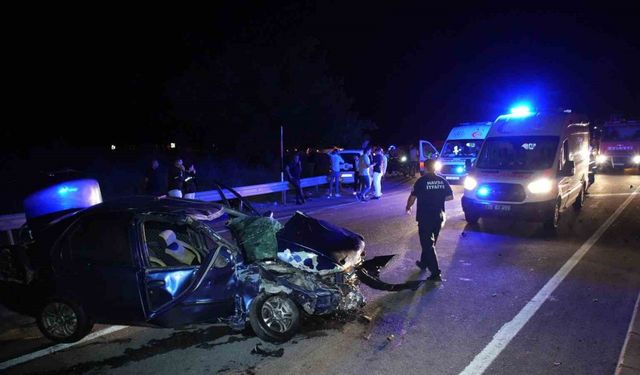 Edirne’de feci kaza: 1’i ağır 5 yaralı