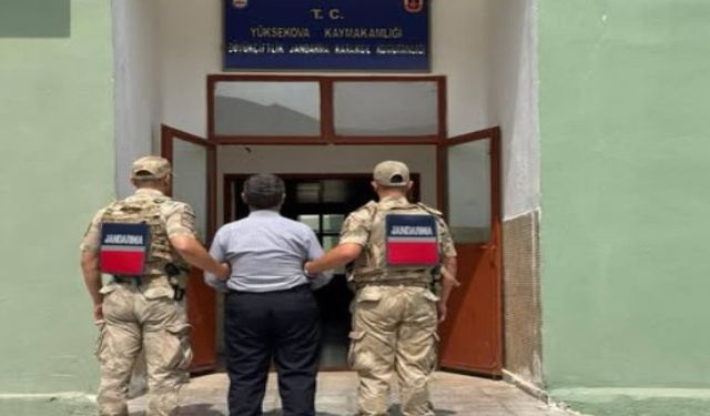 Hakkari’de 8 yıl 9 ay kesinleşmiş hapis cezası bulunan şahıs yakalandı
