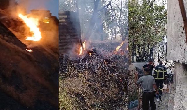 Hakkari’de çıkan yangınlara zamanında müdahale