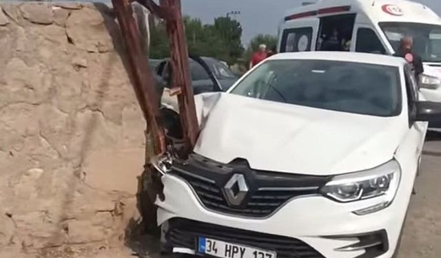Iğdır’da trafik kazası: 1 yaralı