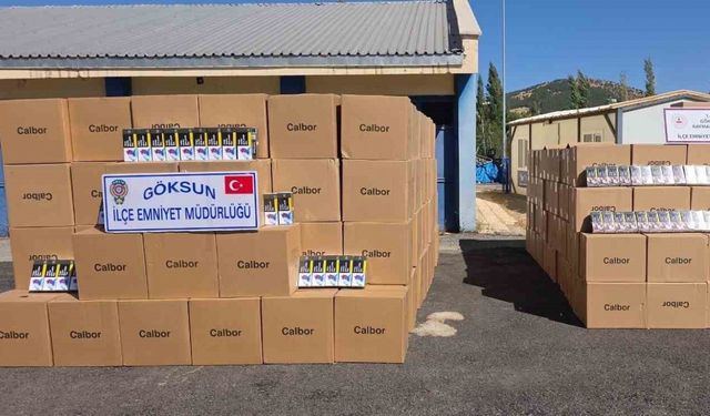 Kahramanmaraş’ta 6 milyon adet makaron ele geçirildi