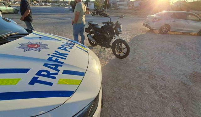 Karaman’da motosiklet kazası: 2 yaralı