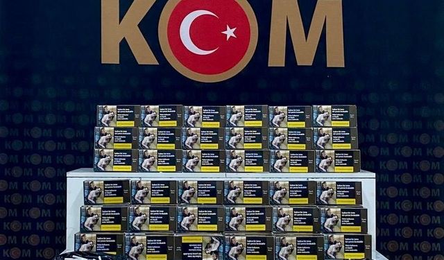 Kars’ta 30 bin Makaron ele geçirildi