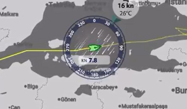 Kayıp iş adamının yatına çarptığı tahmin edilen geminin radar görüntüleri çıktı