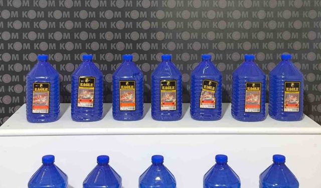Kırıkkale’de kaçak alkol operasyonu: 60 litre etil alkol ele geçirildi
