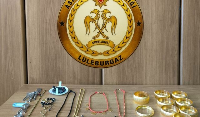 Kırklareli’nde hırsızlık şüphelisi yakalandı