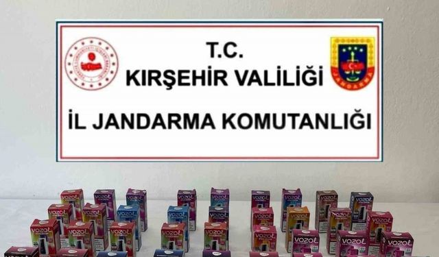 Kırşehir’de kaçak elektronik sigara operasyonu: 36 adet ele geçirildi