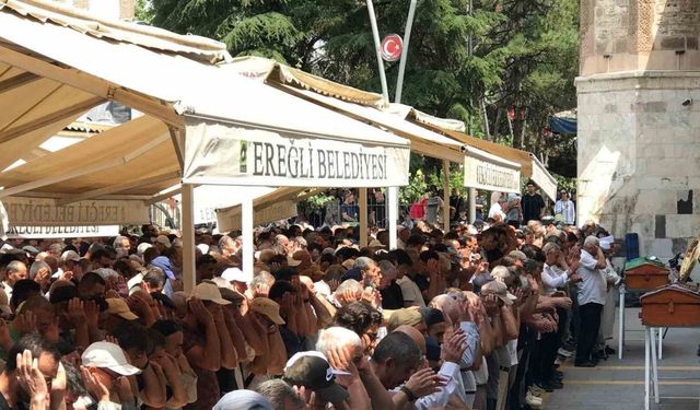 Konya’da kazada ölen motosiklet sürücüsü son yolculuğuna uğurlandı