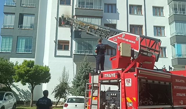 Malatya’da ev yangını
