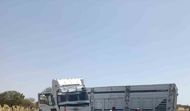 Mardin’de tır ile otomobil çarpıştı: 2 yaralı