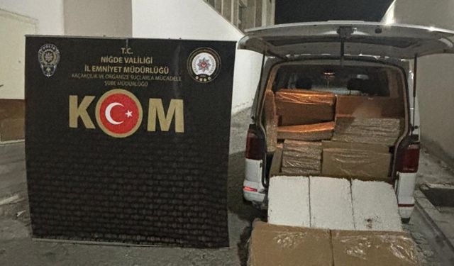 Niğde’de kaçakçılık operasyonu: 8 şüpheli yakalandı