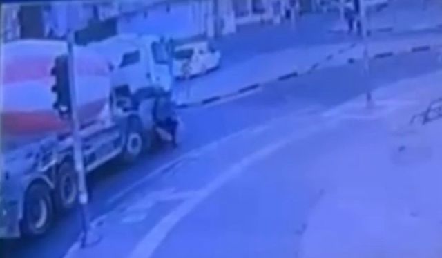 Ölümden kıl payı kurtuluş kamerada
