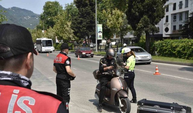 Ordu’da bir haftada 18 binden fazla araç ve sürücüsü denetledi