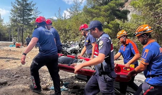 Osmaniye’de Sarısu Şelalesi’nde yaralanan vatandaş kurtarıldı