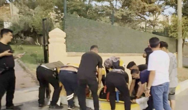 Otomobil, motosiklete çarpıp kaçtı: 1 yaralı