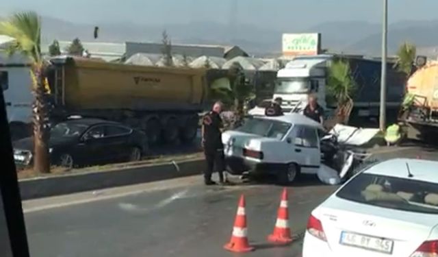 Otomobil tankere çarptı sürücü ağır yaralandı