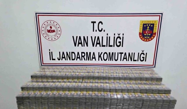 Van’da 6 bin 207 paket kaçak sigara ele geçirildi