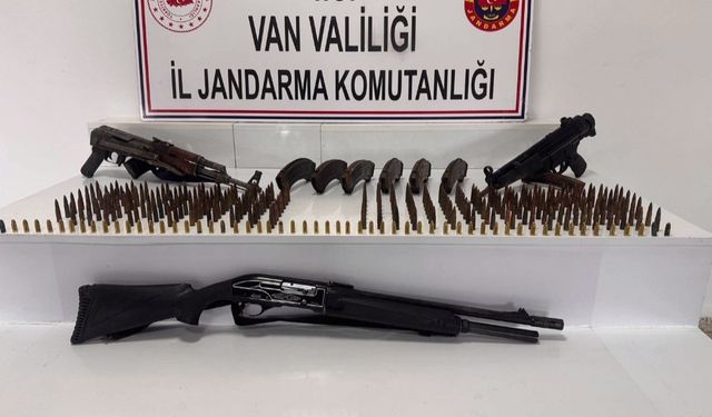 Van’da silah ve mühimmat ele geçirildi